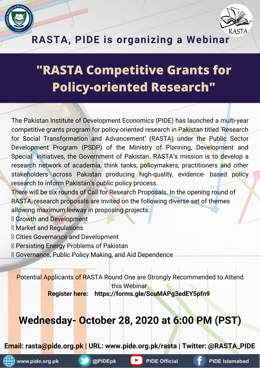 2.1 RASTA Competitive Grants Programme for Policy-oriented Research, 28 Oct 2020