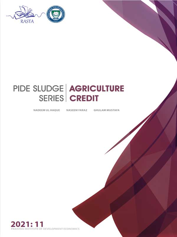PIDE SLUDGE SERIES AGRICULTURE CREDIT